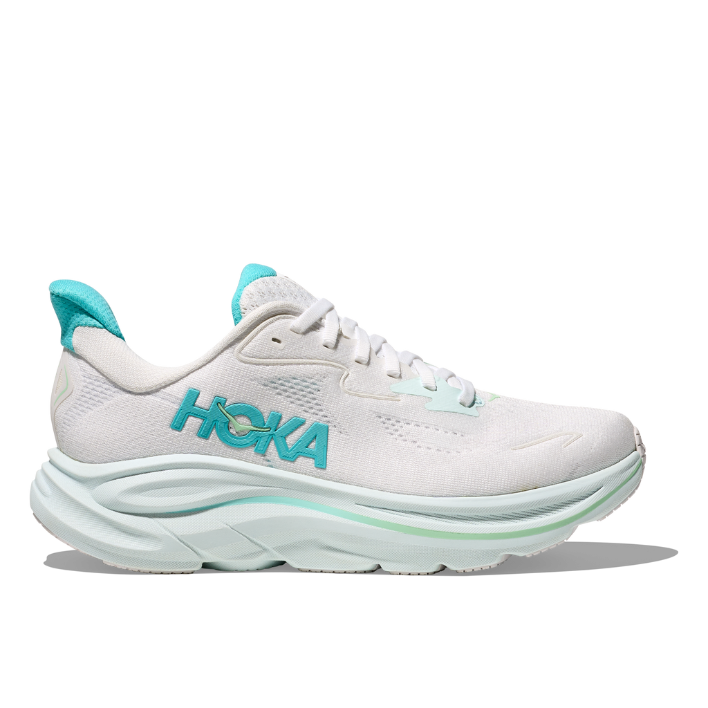 Hoka Clifton 10 donna – colore White / Cielo Blue – vista 4
