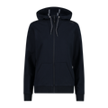 Felpa Con Zip In Cotone Elasticizzato Con Cappuccio W