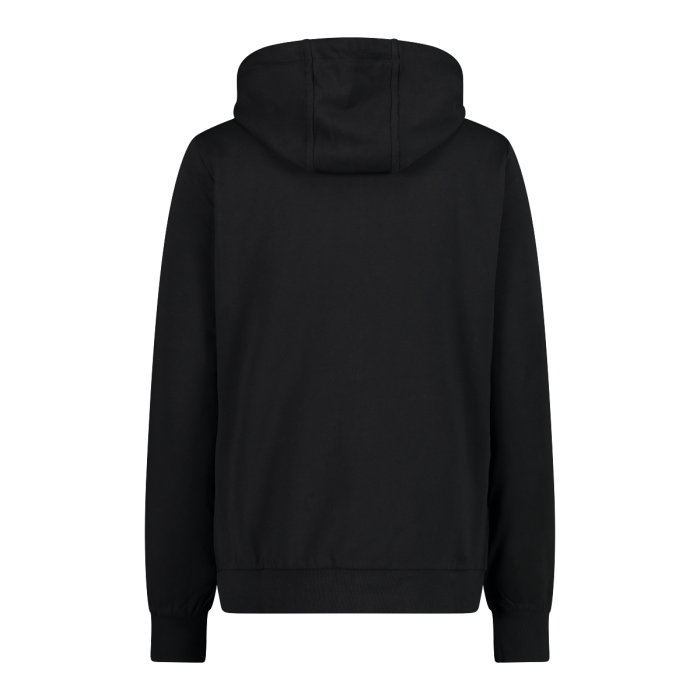 Felpa Con Zip In Cotone Elasticizzato Con Cappuccio W