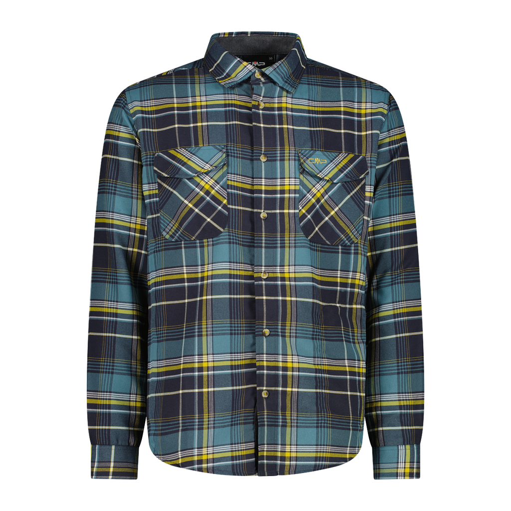 Camicia A Manica Lunga In Poliestere Riciclato