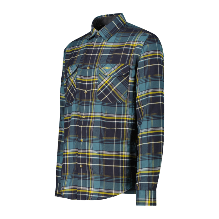 Camicia A Manica Lunga In Poliestere Riciclato