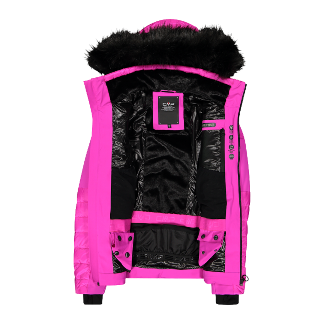 Giacca Da Sci Con Cappuccio Staccabile W