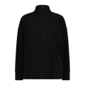 Felpa a Mezza Zip Con Collo Alto W
