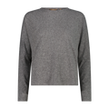 Maglia Con Collo a Barchetta In Tessuto Jersey Mélange W