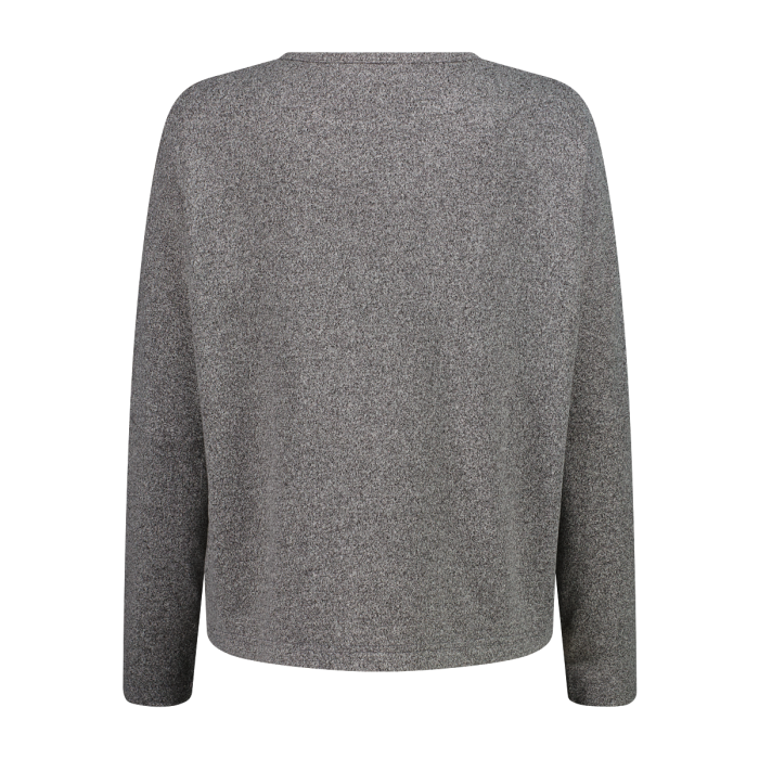 Maglia Con Collo a Barchetta In Tessuto Jersey Mélange W