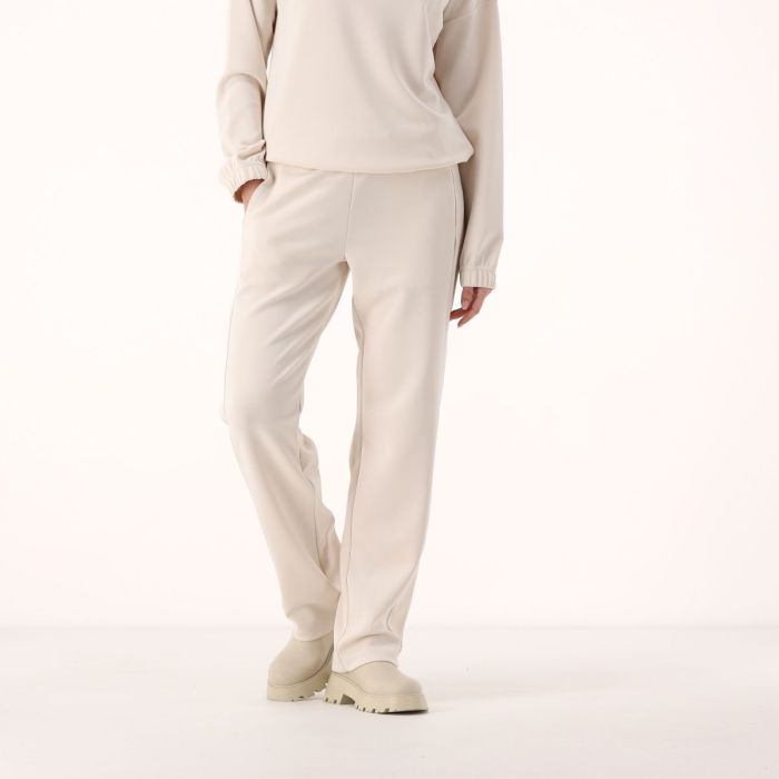 Pantaloni Lunghi Con Finitura In Modal Satinato W