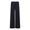 Pantaloni Lunghi A Gamba Larga Con Finitura In Modal Satinato W