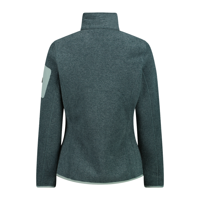 Giacca In Pile In Knit-Tech Mèlange W