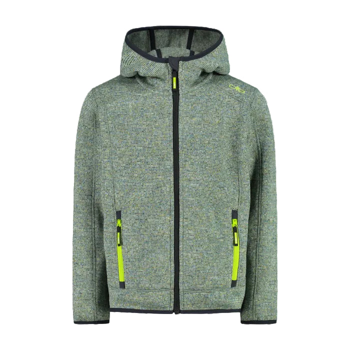 Pile Pesante In Knit-Tech Con Cappuccio K