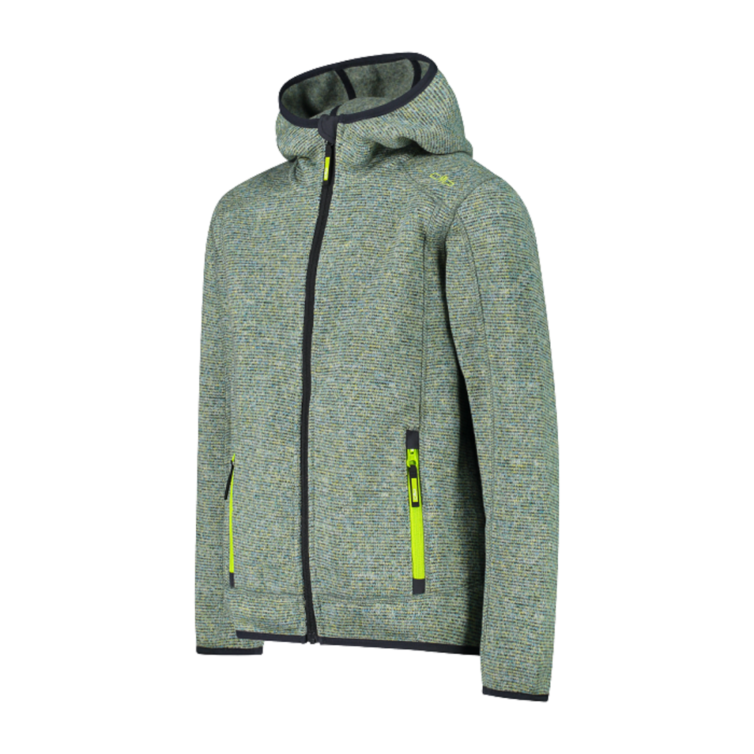 Pile Pesante In Knit-Tech Con Cappuccio K