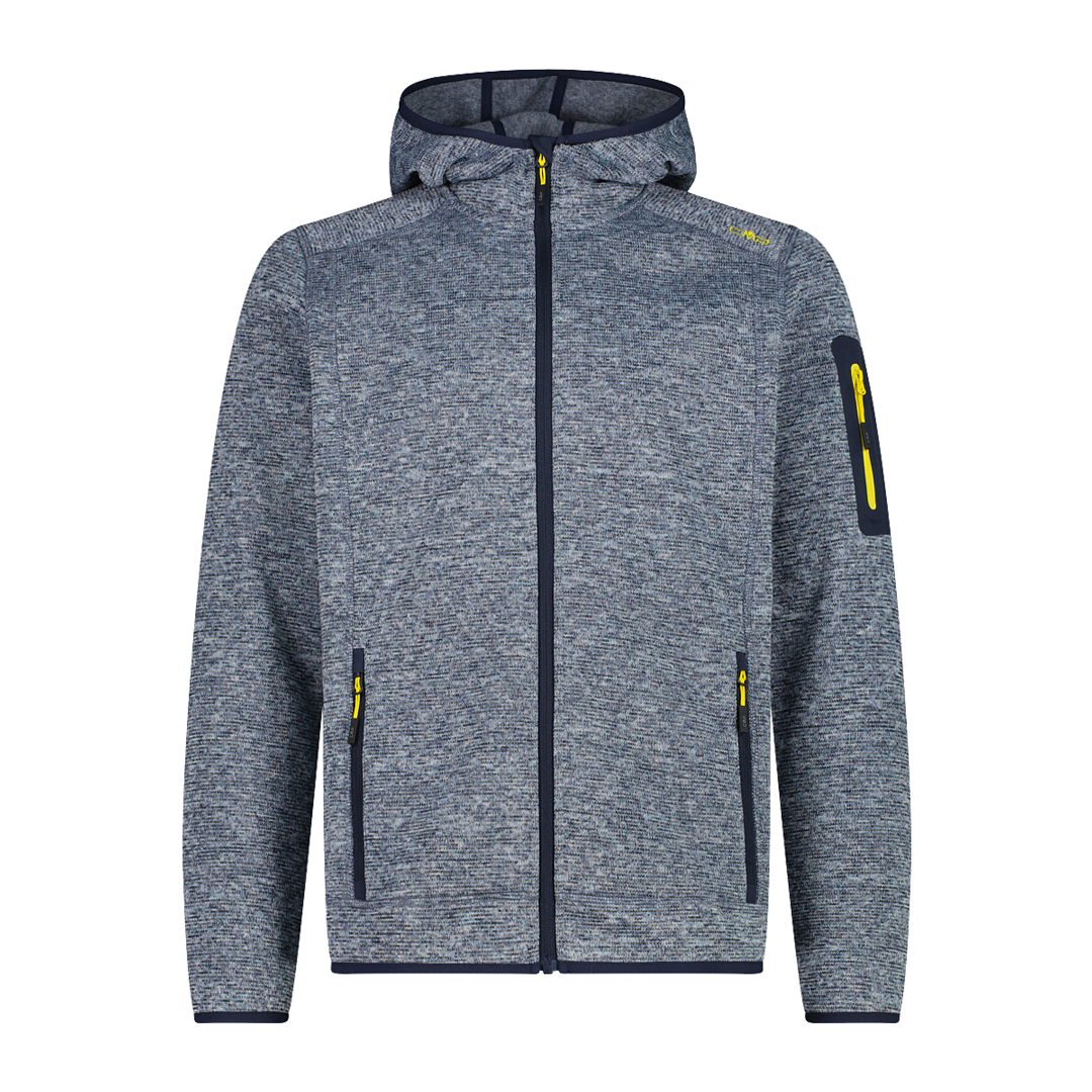 Pile In Knit-Tech Con Cappuccio