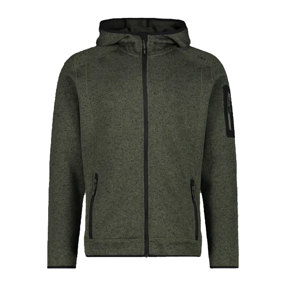 Pile In Knit-Tech Con Cappuccio