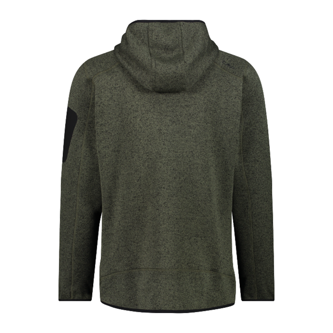 Pile In Knit-Tech Con Cappuccio