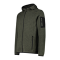 Pile In Knit-Tech Con Cappuccio