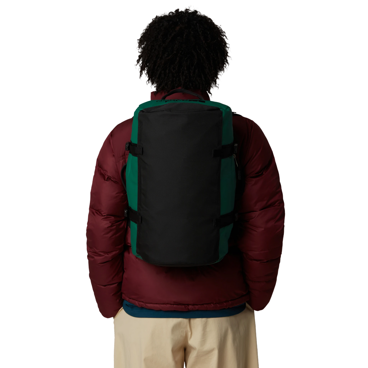 The North Face Base Camp Duffel XS donna e uomo – colore Evergreen - Tnf Black – vista 5