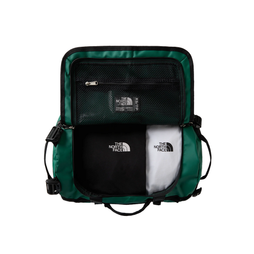 The North Face Base Camp Duffel XS donna e uomo – colore Evergreen - Tnf Black – vista 2