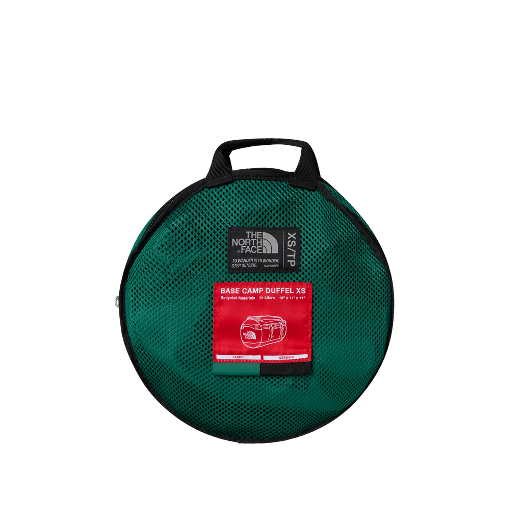 The North Face Base Camp Duffel XS donna e uomo – colore Evergreen - Tnf Black – vista 4