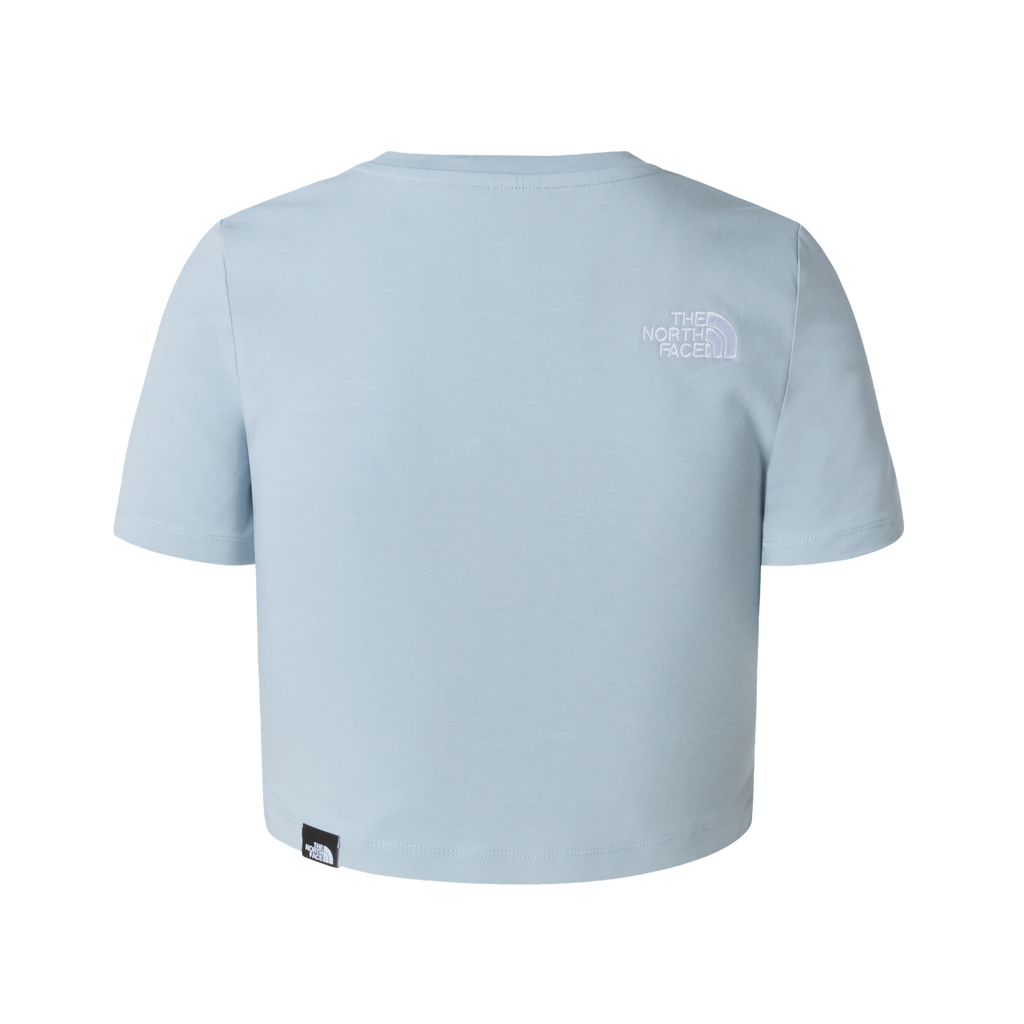 THE NORTH FACE Essential Cropped Slim Short Sleeve Tee W - Frost Grey