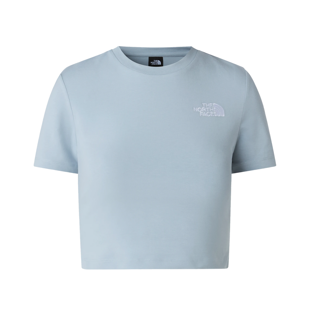 THE NORTH FACE Essential Cropped Slim Short Sleeve Tee W - Frost Grey