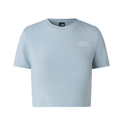 THE NORTH FACE Essential Cropped Slim Short Sleeve Tee W - Frost Grey