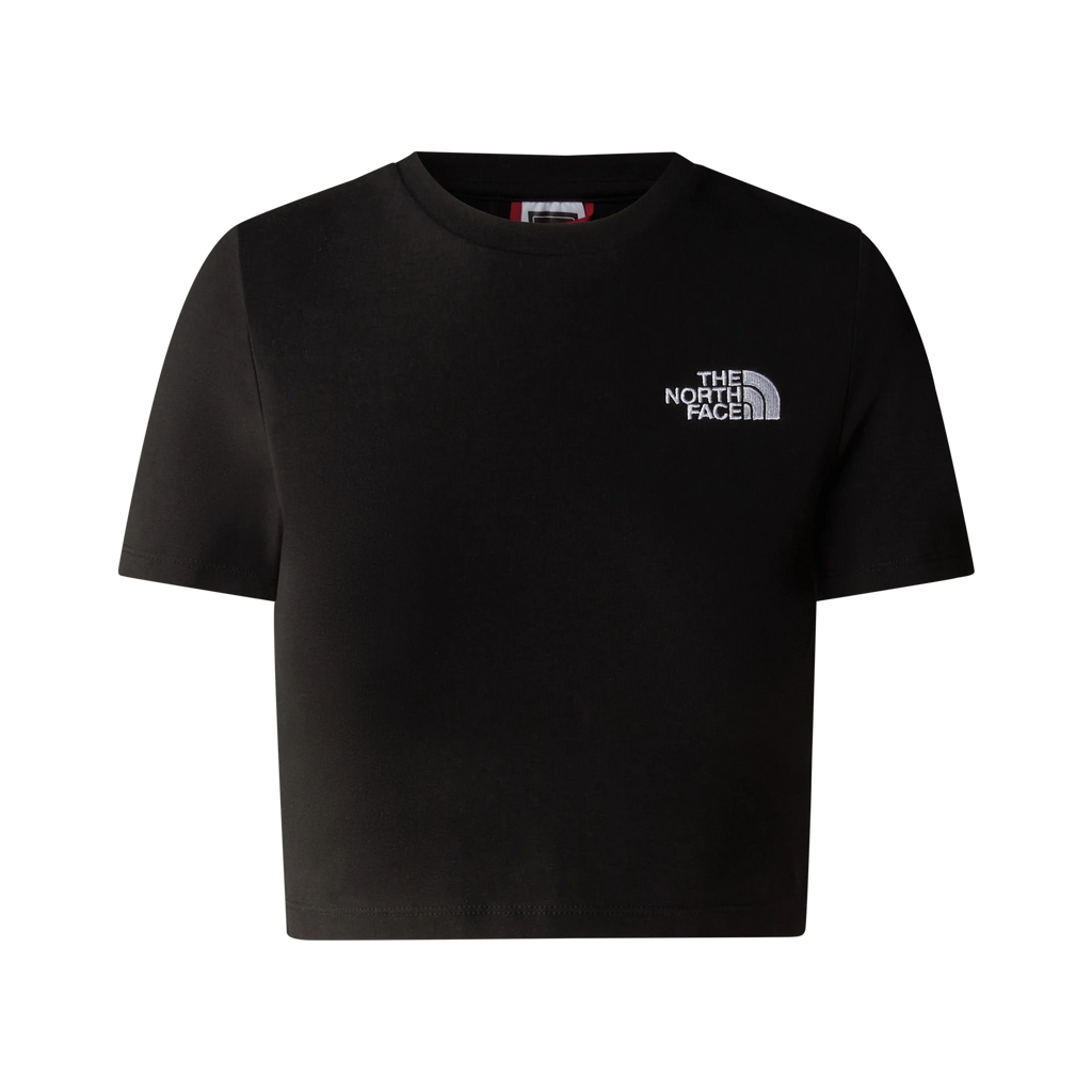 THE NORTH FACE Essential Cropped Slim Short Sleeve Tee W - TNF Black
