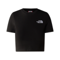 THE NORTH FACE Essential Cropped Slim Short Sleeve Tee W - TNF Black