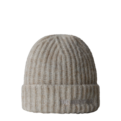 THE NORTH FACE Fohair Cabin Beanie - White Dune