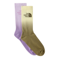 THE NORTH FACE Everyday Crew Sock Dip Dye- 2 Paia - Hushed Lavander Metal Pink