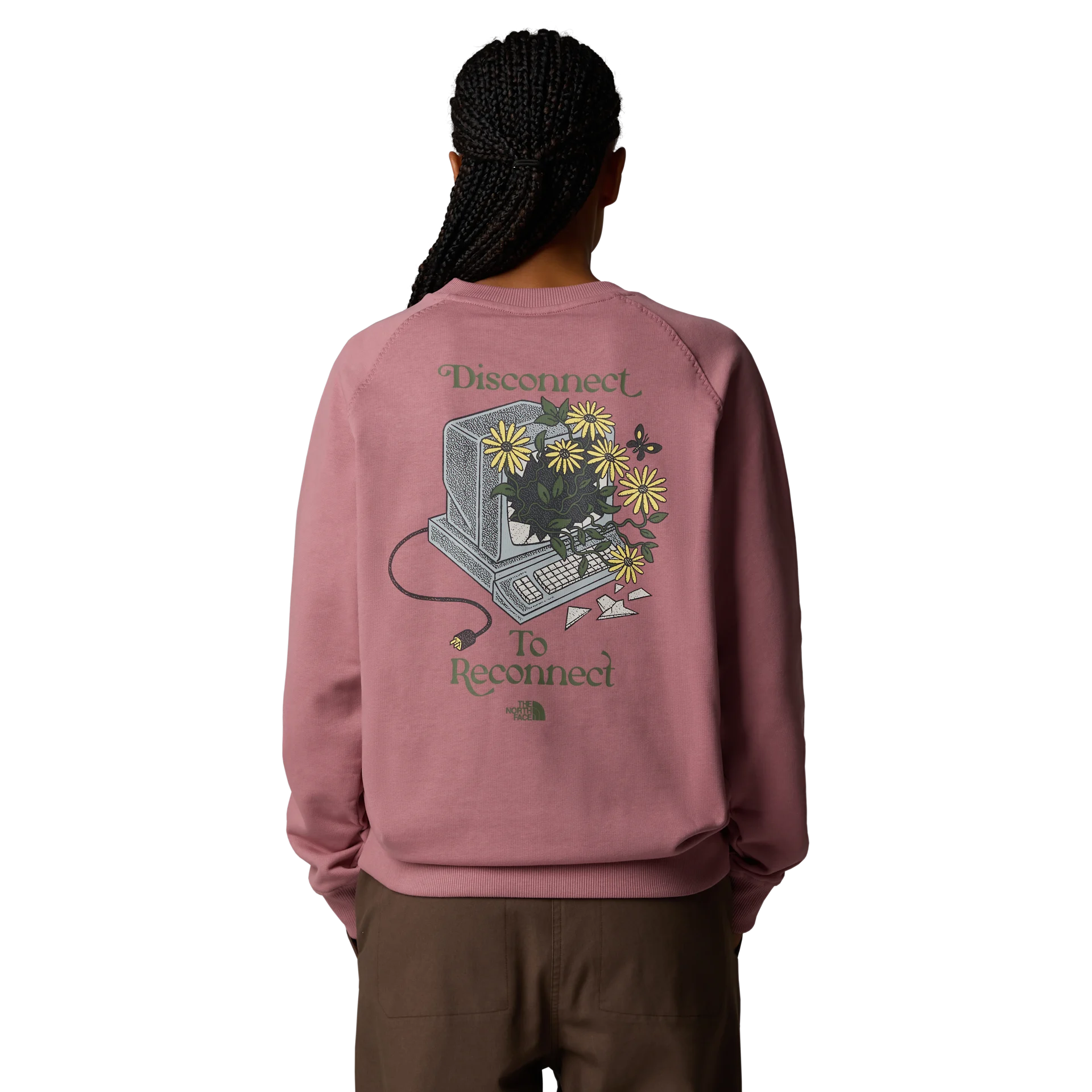 Connect Relaxed Crew Sweatshirt Graphic W