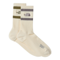 THE NORTH FACE Everyday Crew Heritage Stripe Socks 2P - Raw Undyed