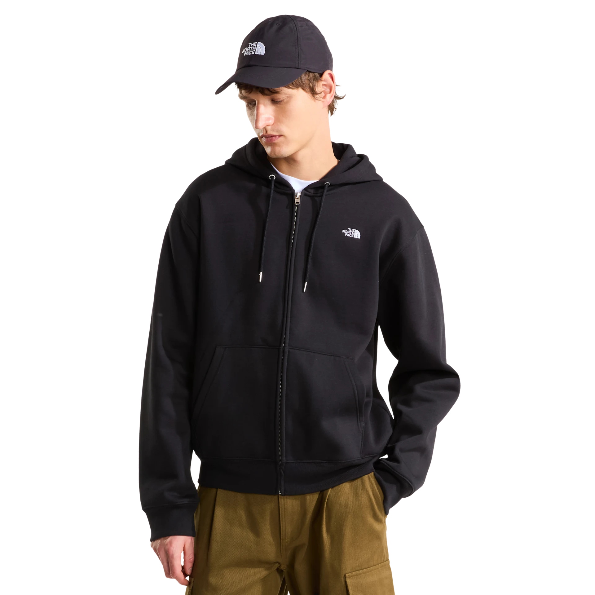 Essential Simple Dome Relaxed Full-Zip Hoodie