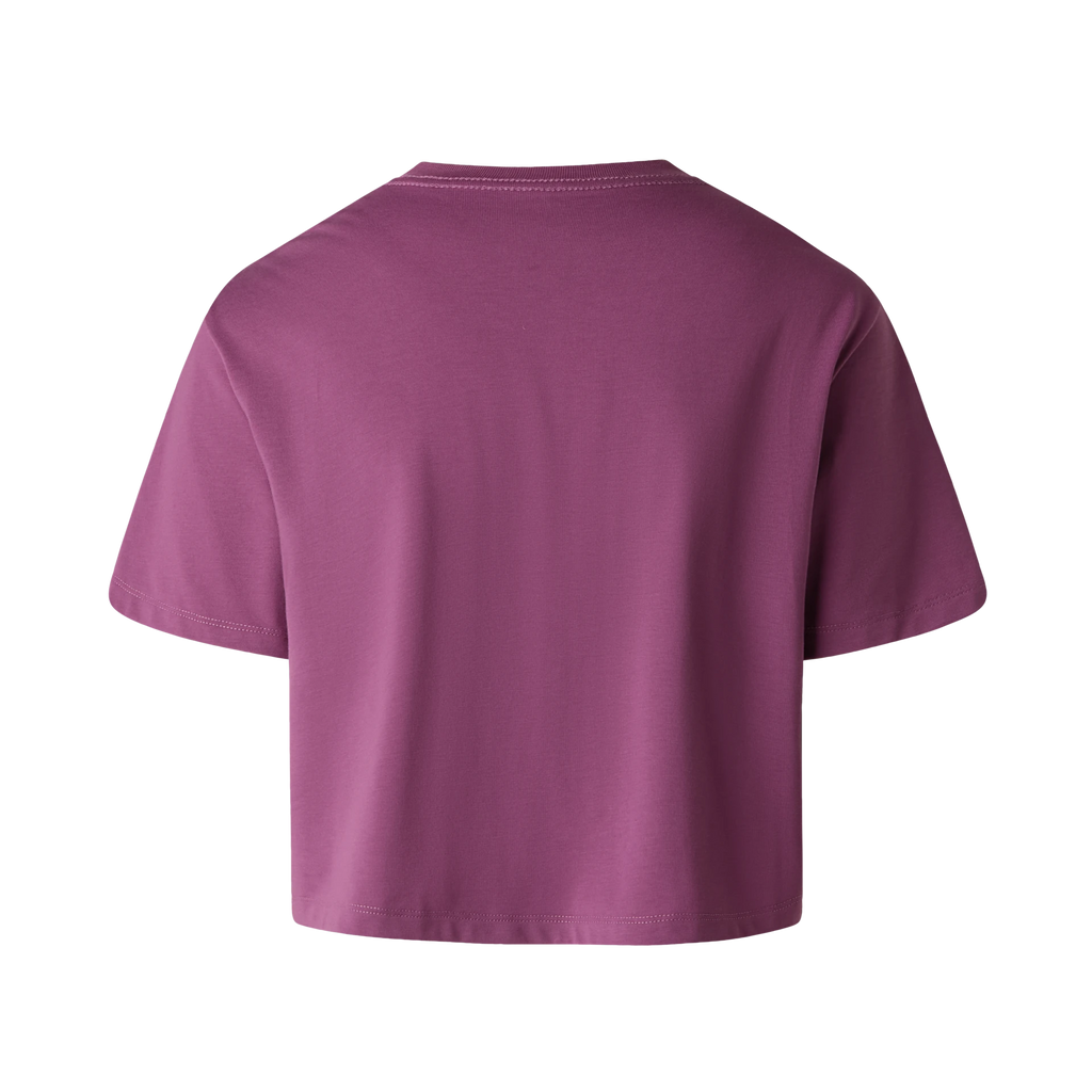 THE NORTH FACE Evolution Simple Dome Crop Relaxed Ss Tee W - Chroma Purple