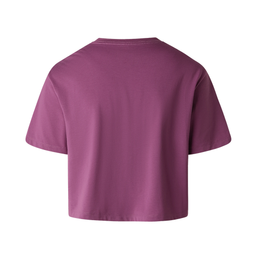 THE NORTH FACE Evolution Simple Dome Crop Relaxed Ss Tee W - Chroma Purple