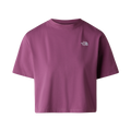 THE NORTH FACE Evolution Simple Dome Crop Relaxed Ss Tee W - Chroma Purple
