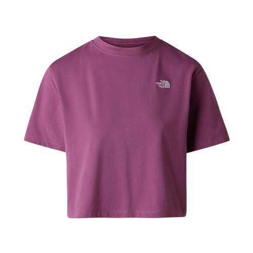 THE NORTH FACE Evolution Simple Dome Crop Relaxed Ss Tee W - Chroma Purple