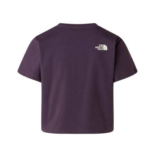 THE NORTH FACE Flora Embro Regular Short Sleeve Tee W - Endless Dusk