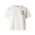 THE NORTH FACE Flora Embro Regular Short Sleeve Tee W - White Dune