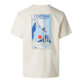 THE NORTH FACE Mountain Celebration Regular S/s Tee - White Dune