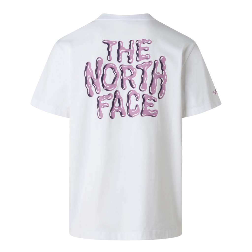THE NORTH FACE Drip Logo Relaxed Ss Tee - TNF White