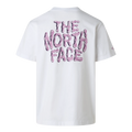 THE NORTH FACE Drip Logo Relaxed Ss Tee - TNF White