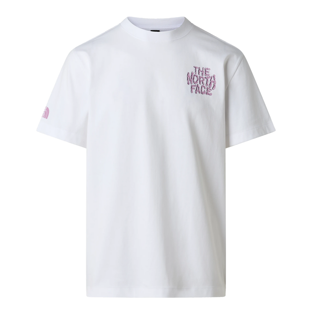 THE NORTH FACE Drip Logo Relaxed Ss Tee - TNF White