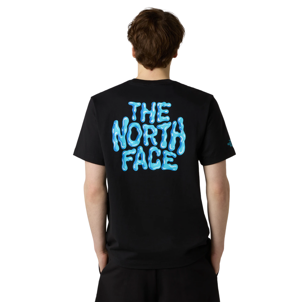 THE NORTH FACE Drip Logo Relaxed Ss Tee - TNF Black