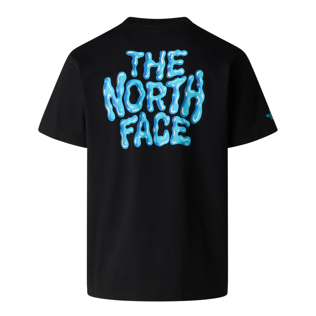 THE NORTH FACE Drip Logo Relaxed Ss Tee - TNF Black
