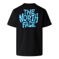 THE NORTH FACE Drip Logo Relaxed Ss Tee - TNF Black