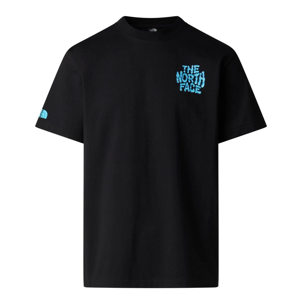 THE NORTH FACE Drip Logo Relaxed Ss Tee - TNF Black