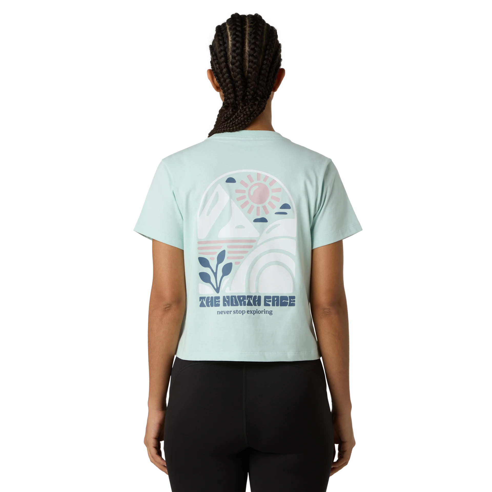 THE NORTH FACE Sun Regular Ss Cutie Tee W - Opal Frost
