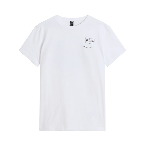 The North Face U Opposites Attract Relaxed SS Tee donna e uomo – colore Tnf White – vista 2