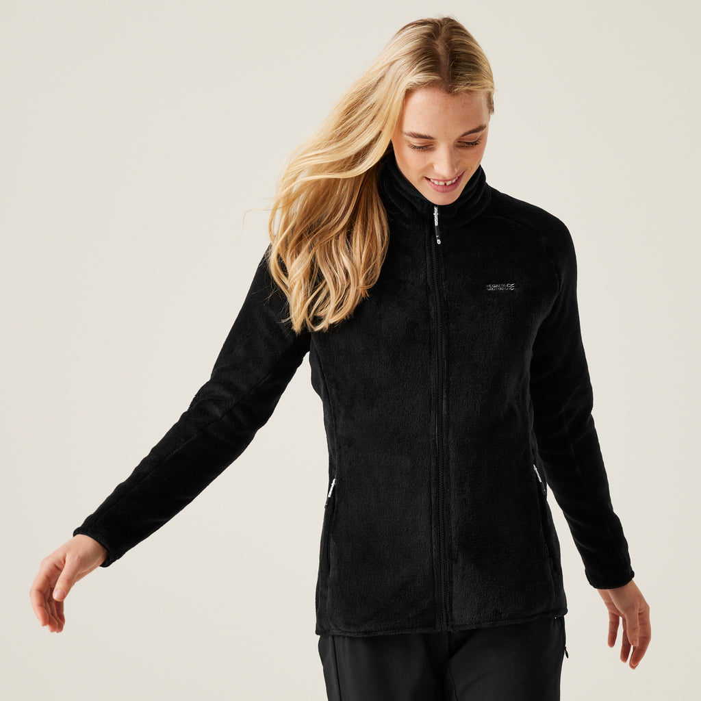 Lakara fluffy full-zip fleece w