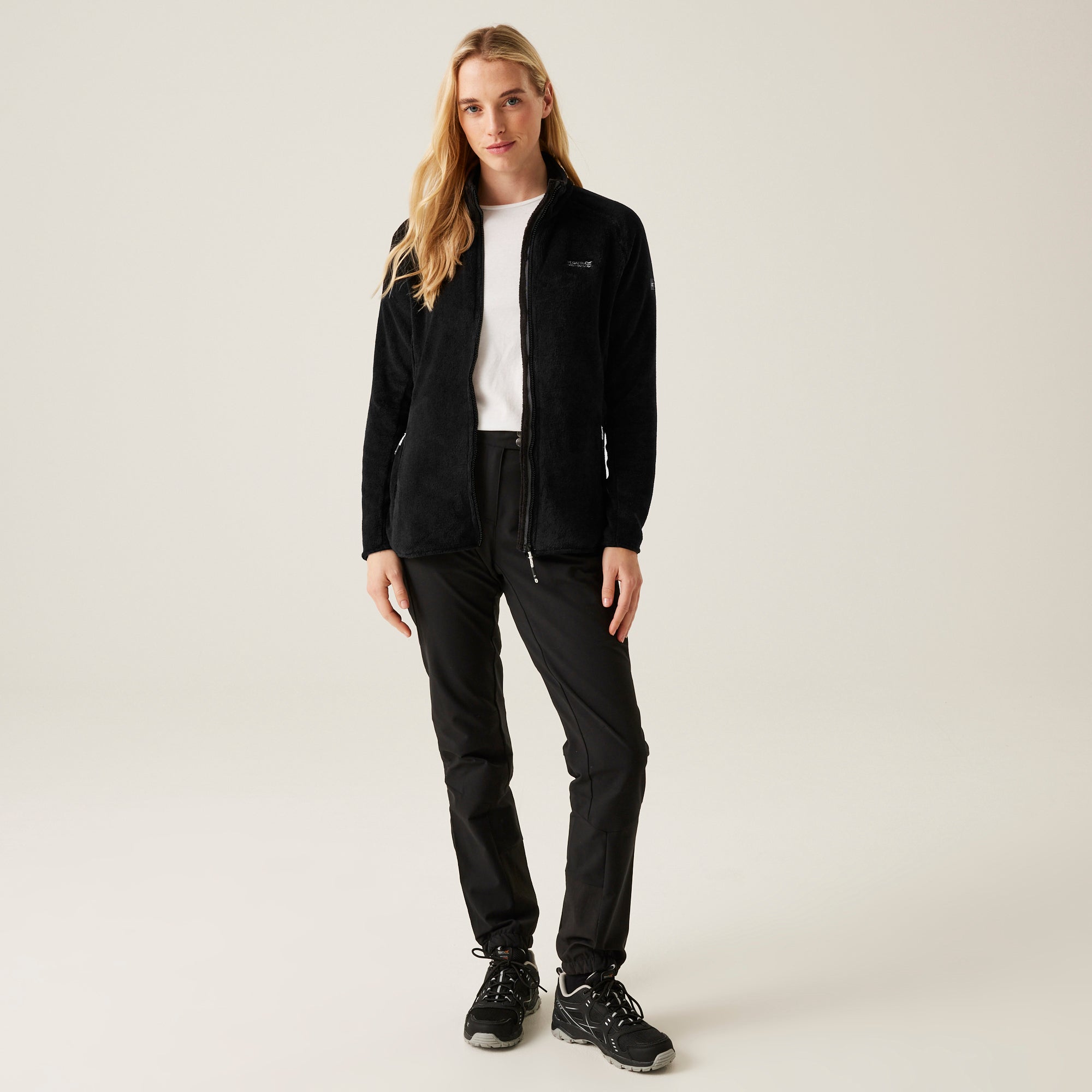 Lakara fluffy full-zip fleece w