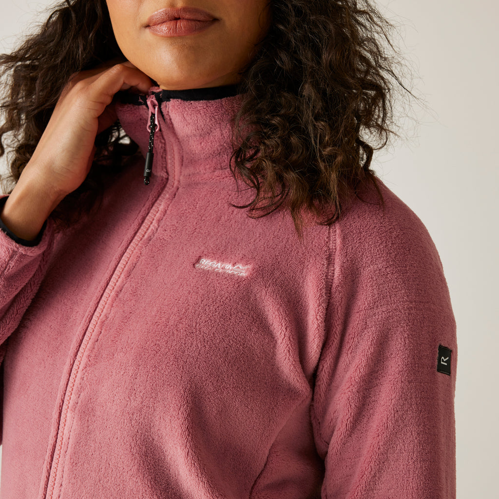 Lakara fluffy full-zip fleece w